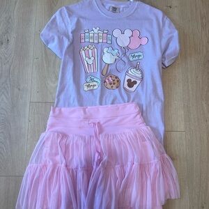 Disney pop flex skort & tee